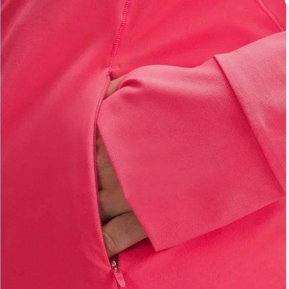 lululemon Glaze Pink Lightweight Mist over Windbreaker Hoodie Jacket - Picture 10 of 12